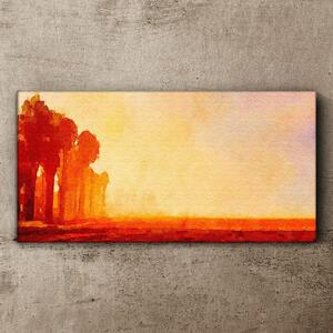 Tablou canvas Abstracția pădurii de portocali