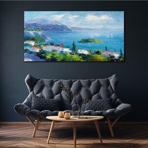 Tablou canvas Marea Munții Marea Albastră