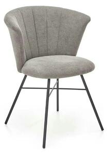 Scaun K459, gri/negru, stofa clasica/metal, 60x59x78 cm