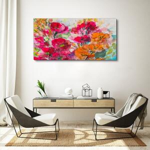 Tablou canvas Flori abstracte acuarele