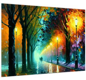 Tablou - Plimbare de noapte (70x50 cm)