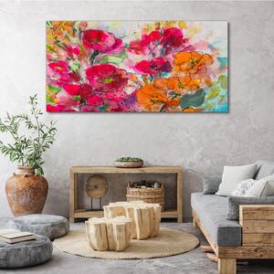 Tablou canvas Flori abstracte acuarele