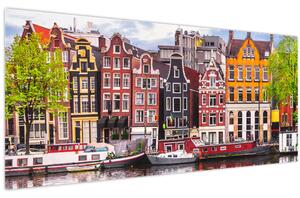 Tablou - Amsterdam, case de dans (120x50 cm)
