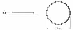 Brilagi - Plafonieră LED pentru copii PIGGY LED/70W/230V 3000/4500/6000K