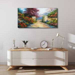 Tablou canvas perete cu flori de copac