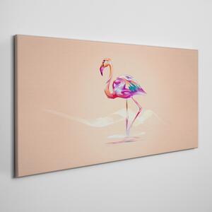 Tablou pe panza Animal Flamingo