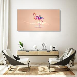 Tablou pe panza Animal Flamingo