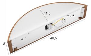 Brilagi - Aplică de perete LED CARVALHO 1xE27/15W/230V stejar/cireș