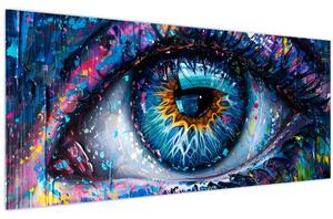 Tablou - Pictura ochilor (120x50 cm)