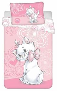 Lenjerie de pat pentru copii Marie Cat 02 din bumbac, 100 x 135 cm, 40 x 60 cm