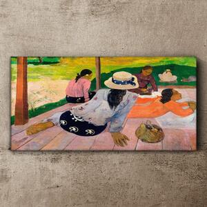 Tablou canvas Siesta Tahiti de Paul Gauguin