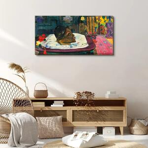 Tablou canvas abstracție nativi din Gauguin