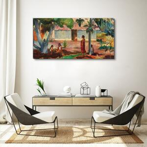Tablou canvas satul băștinașilor Gauguin