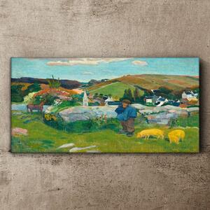 Tablou canvas Porcii Gauguin