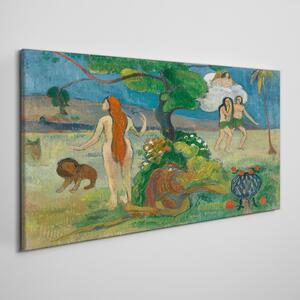 Tablou canvas Le paradis Perdu Gauguin