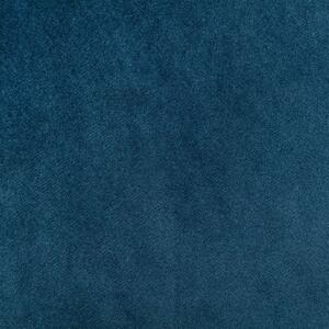 Scaune de sufragerie, 2 buc., albastru, catifea
