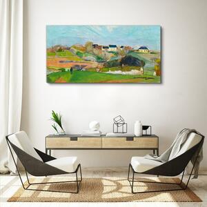 Tablou canvas Peisaj la Le Pouldu Gauguin