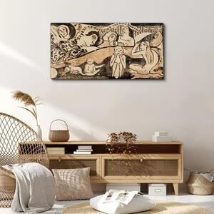 Tablou canvas Figuri Gauguin abstracte