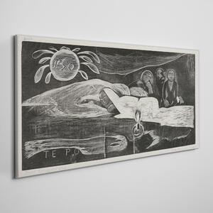 Tablou canvas Te Po Long Night Gauguin