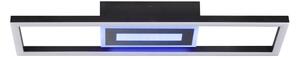 Plafonieră Brilliant-LED RGBW dimabil BESSON LED/20W/230V 3000-6500K negru + telecomandă