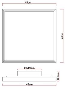 Plafonieră LED CINDERELA LED/24W/230V 45cm 2700/4500/6500K Globo 41595D2