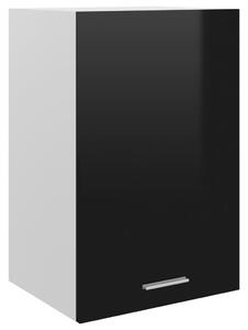 Dulap suspendat, negru extralucios, 39,5 x 31 x 60 cm, PAL