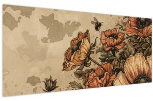 Tablou - Pajiștea albinelor II. (120x50 cm)