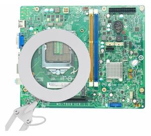 Lampă LED dimabilă de masă cu lupă Extol LED/8W/5V 2900/4500/7500K alb