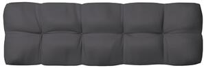 Pernă canapea din paleți, antracit, 120 x 40 x 10 cm