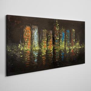 Tablou canvas Oraș abstract al luminilor