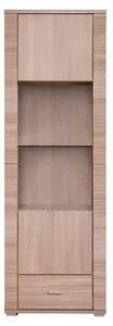 Vitrina GRAND tip 5, stejar sonoma, PAL laminat, 63x39x192 cm