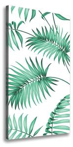 Print pe canvas frunze tropicale
