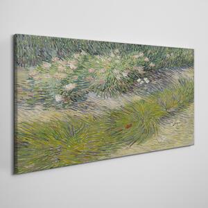 Tablou canvas Iarba de pădure abstractă