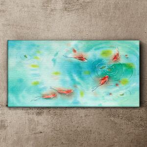 Tablou canvas lac apă animale pești