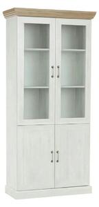 Vitrina ROYAL W4D, pin nordic/stejar salbatic, PAL melaminat/plinte de