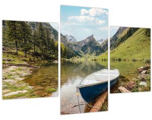 Tablou - Seealpsee, lac din Elveția (90x60 cm)