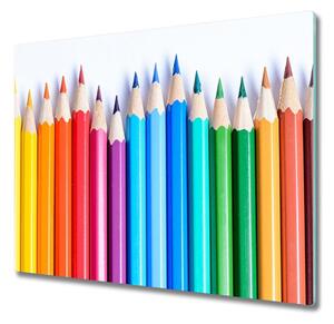 Tocator din sticla Creioane colorate