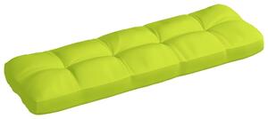 Pernă canapea din paleți, verde aprins, 120 x 40 x 10 cm