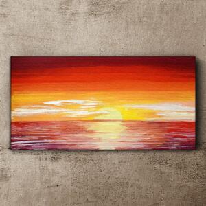 Tablou canvas nori de mare apus de soare