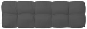 Pernă canapea din paleți, negru, 120 x 40 x 10 cm