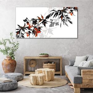 Tablou canvas Frunze abstracte de fructe