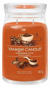 Lumânare parfumată Yankee Candle Signature în borcan, mare, Cinnamon Stick, 567 g