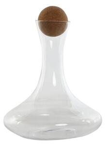 Decantor din sticla cu dop de lemn, 1.5L