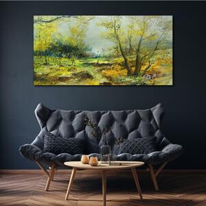 Tablou canvas Pădure abstractă modernă