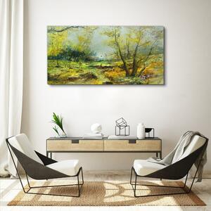 Tablou canvas Pădure abstractă modernă