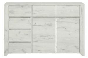 Comoda ANGEL TIP 42, alb, PAL melaminat, 119x40x77 cm