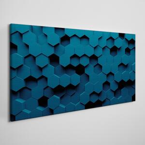 Tablou canvas model hexagonal