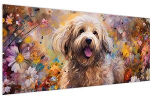 Tablou - Happy Dog II. (120x50 cm)