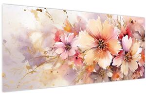 Tablou - Flori (120x50 cm)