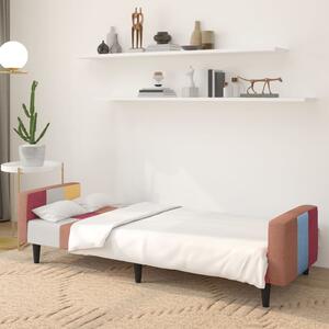 Canapea extensibilă cu 2 locuri, material textil